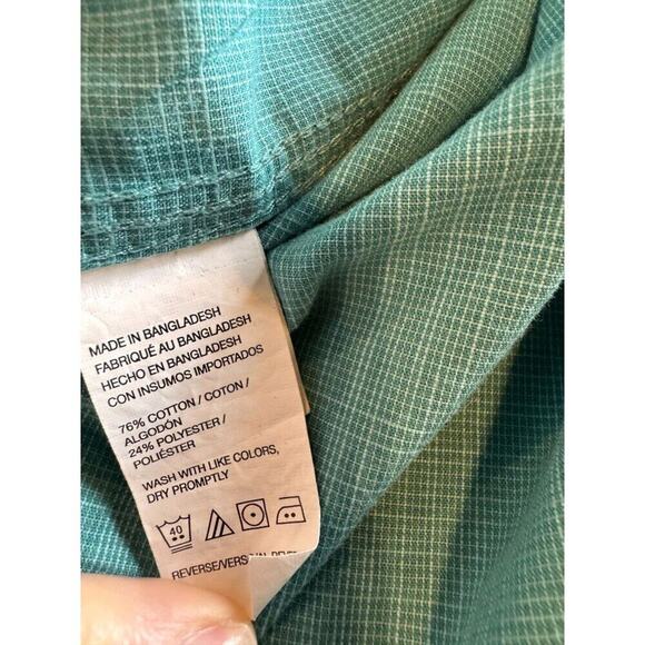 G.H. Bass & Co. Short Sleeve Button-Up Shirt Blue Cotton Blend Mens XLG - Picture 6 of 6